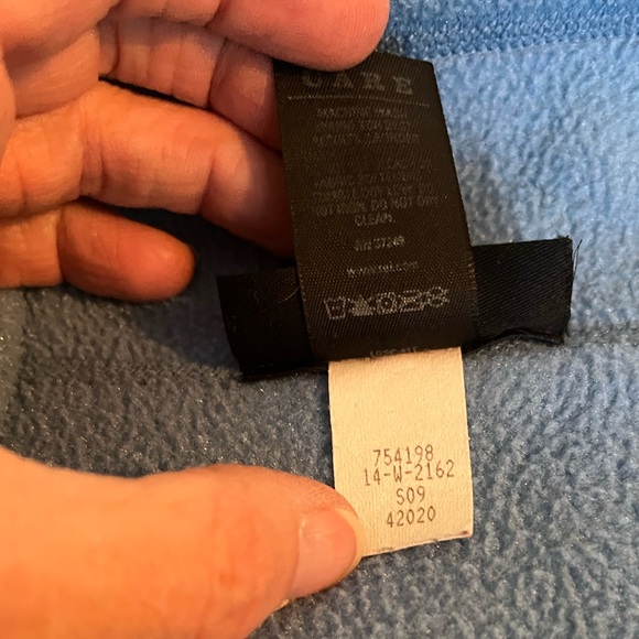 Women's REI Fleece Zip Front Long-Sleeved Summer Jacket, Cloud Blue, Size Medium - Picture 6 of 6